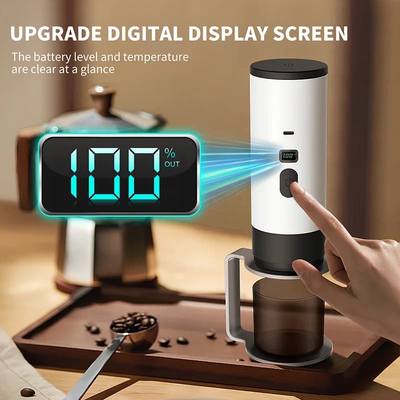 Φορητή ηλεκτρική καφετιέρα 7800mAh