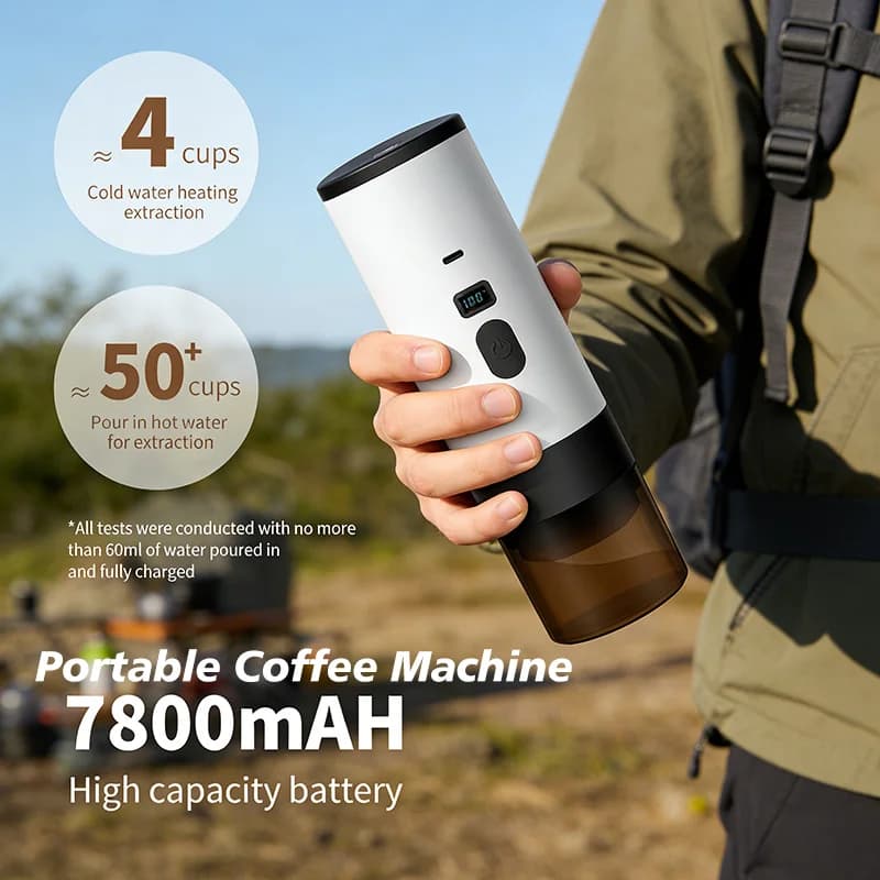 Φορητή ηλεκτρική καφετιέρα 7800mAh